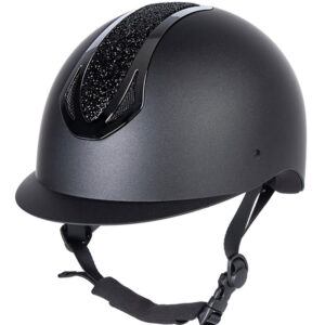 Harry's Horse Veiligheidscap Pro F2 Matt Crystal Zwart/Zwart