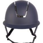 Voorkant Veiligheidscap Harry's Horse Royal Matt navy/zilver