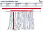 Harry's Horse vliegenfrontriem maattabel