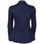Achterzijde Harry's Horse wedstrijdjasje Crystal navy