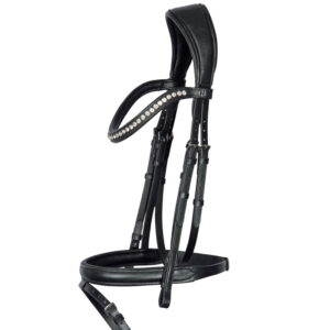 Hoofdstel Harry's Horse Nero Soft zwart zilver