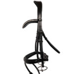 Zijaanzicht hoofdstel Montar Fair zwart