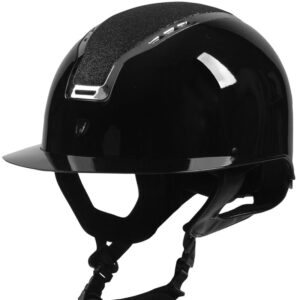 Horka Veiligheidshelm Gaudi Glossy Zwart/Zilver zijaanzicht