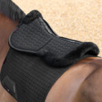 Lifestyle foto LeMieux half Pad Merino ProSorb zwart/zwart