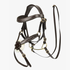 LeMieux Hobby Horse Crackle Hoofdstel Bruin