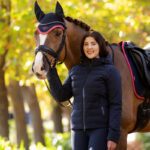 Lifestyle foto LeMieux Jas Brooke Waterdicht Navy