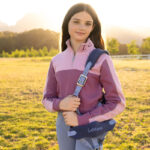 Lifestyle foto LeMieux Quarter Zip Kate Junior Mallow