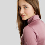 Detail crystal steentjes Montar Trainingsshirt MoCha Kids Geranie
