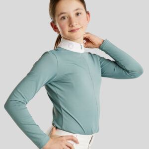 Montar Wedstrijdshirt MoCha Kids Stone Blue voorzijde