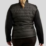 Achterzijde jas Montar Emma Curve zwart