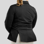 Achterzijde wedstrijdjas Montar Bonnie Curve zwart