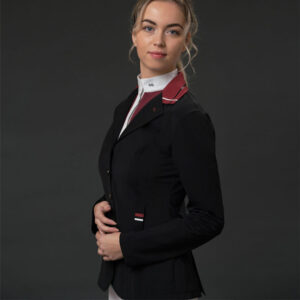 PresTeq wedstrijdjas zwart voorzijde