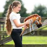 Actiefoto QHP Hobby Horse Halsterset Teckel