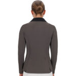 Achterzijde QHP Wedstrijdjas Juliet Antraciet