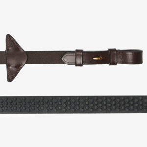 Soft Rubberen LeMieux teugels Havana/Brass