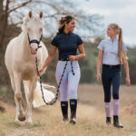 Sfeerfoto Trainingsshirt EQPRO Madeline Kids Lilac Coral