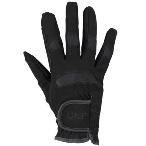 QHP Rijhandschoenen Multi Zwart
