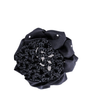 QHP Haarstrik Flower Zwart