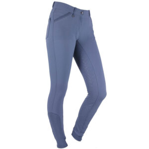 QHP Rijbroek Loureen Siliconen Zitvlak Steel Blue