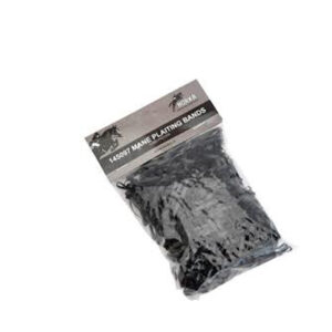 Horka Invlecht Elastiekjes Breed Zwart