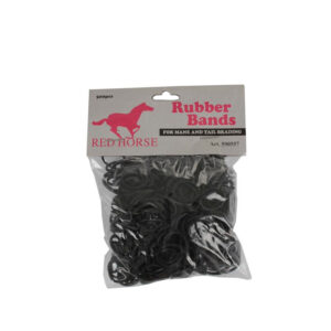 Red Horse Invlecht Elastiekjes Zwart