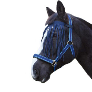 QHP Vliegenfrontriem Blauw