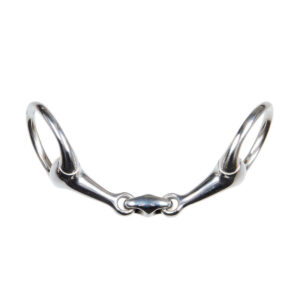 Harry's Horse Dubbel Gebroken Pony Bustrens RVS 12 mm .