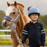 Lifestyle image LeMieux Rugby Shirt Robbie Mini Kids Navy