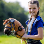 Atmospheric photo QHP Hobby Horse Dolly Breastplate Dark Brown
