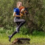Actiefoto oornetje QHP Jump zwart