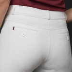 Detail foto PresTeq rijbroek wit