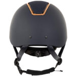Rear riding helmet BR Omega Painted Navy/Rose Gold