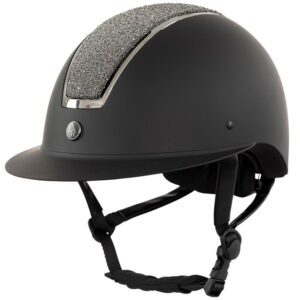 BR Riding Helmet Omega Glamorous Black/Gunmetal
