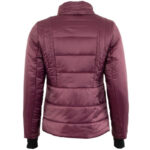 Achterzijde BR Sanne winterjas mauve wine zonder capuchon