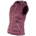 BR body warmer Sophia without hood mauve wine