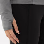Pull zippé BR avec trou pour le pouce Franka Quiet Shade