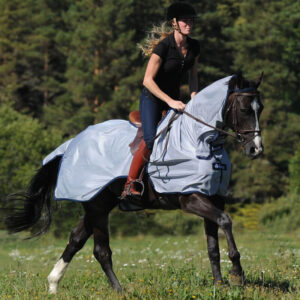 Bucas Buzz-Off Riding Blauw