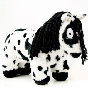 Crafty Ponies Paardenknuffel Zwart Bont