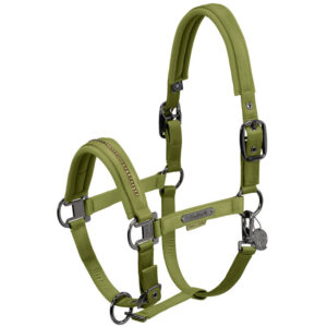 Eskadron Halster Glossy Crystal Platinum Moss Green