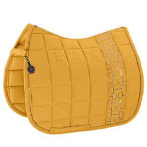 Tapis de selle Eskadron Big Square Softshell Jaune Doré dressage