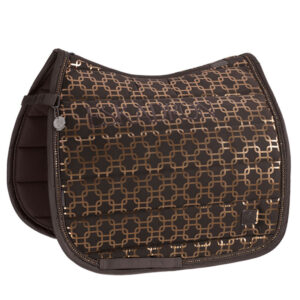 Eskadron Zadeldek HighGloss Jewel Chain Platinum Teak Brown