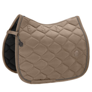 Eskadron Zadeldek HighGloss Pearls Platinum Smoky Taupe dressuur