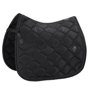 Eskadron Zadeldek HighGloss Pearls Platinum Zwart dressuur