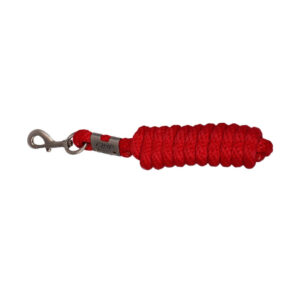 Lead rope QHP Luxe 2 meters red