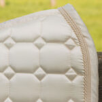 Passepoil et passepoil Tapis de selle Harry's Horse EQS Crème Ivoire