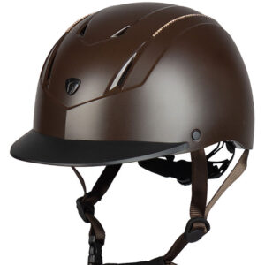 Horka Casquette De Sécurité Dali Strass Marron/Or Rose Vue de côté