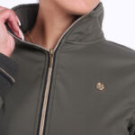Q badge chest QHP jacket Lieke