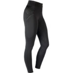 Zijaanzicht rijlegging Horka Momentum Full Grip kids zwart/rosegoud