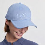 Close up logo LeMieux Baseball Cap Lara Powder Blue