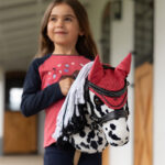 Gros plan Hobby Horse LeMieux Dakota Appaloosa